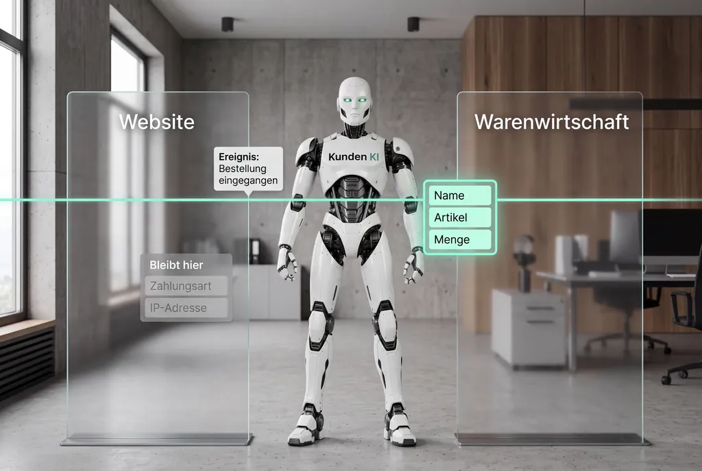 Detailbild für Webhook und API-Übergabe